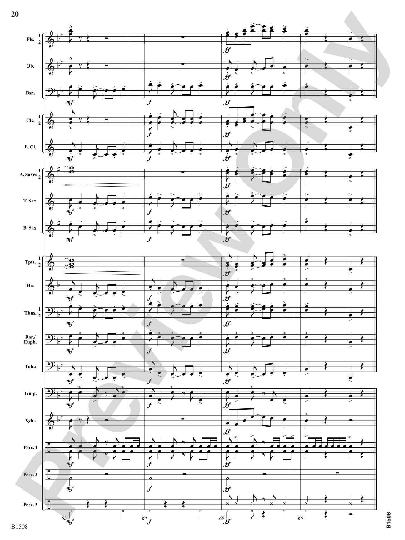 The Last Stagecoach Heist: Concert Band Conductor Score & Parts