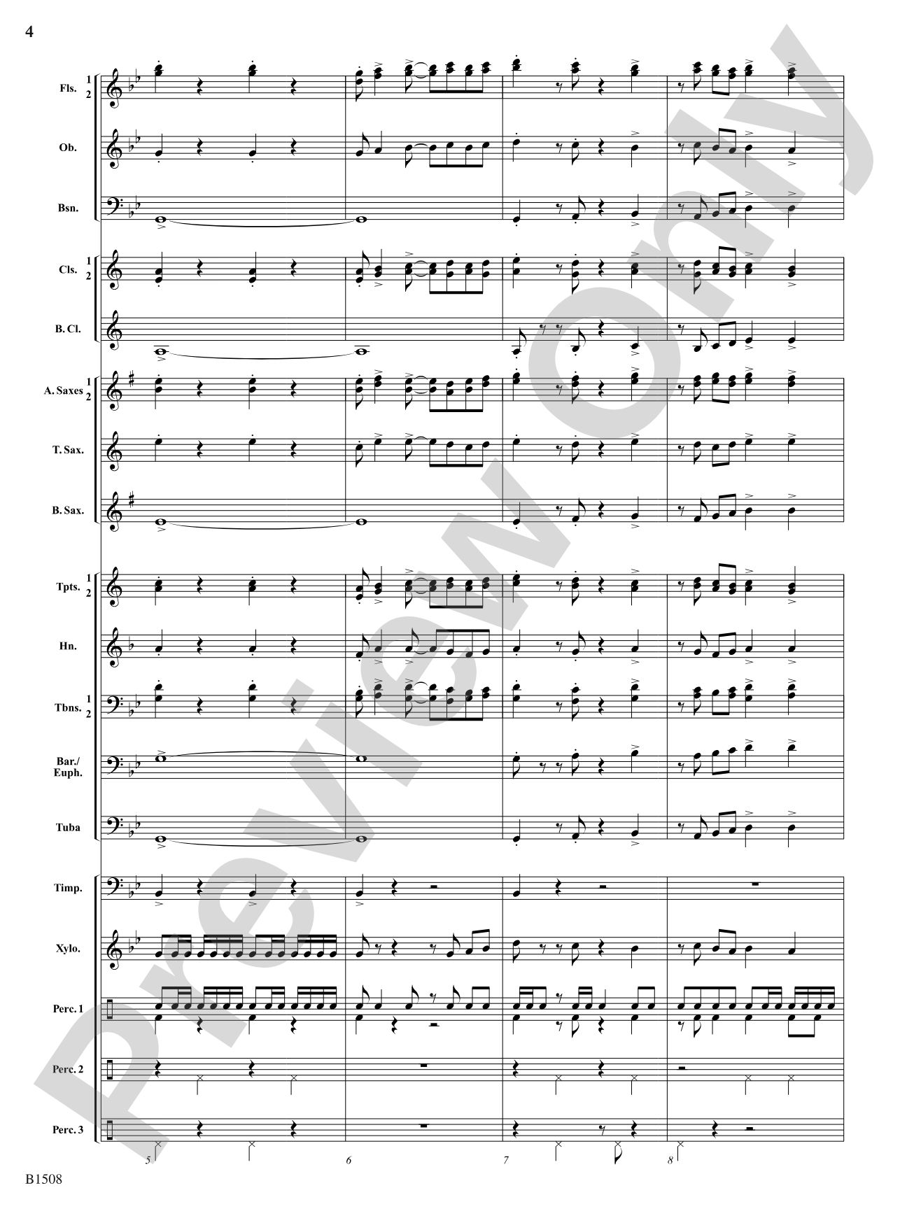 The Last Stagecoach Heist: Concert Band Conductor Score & Parts