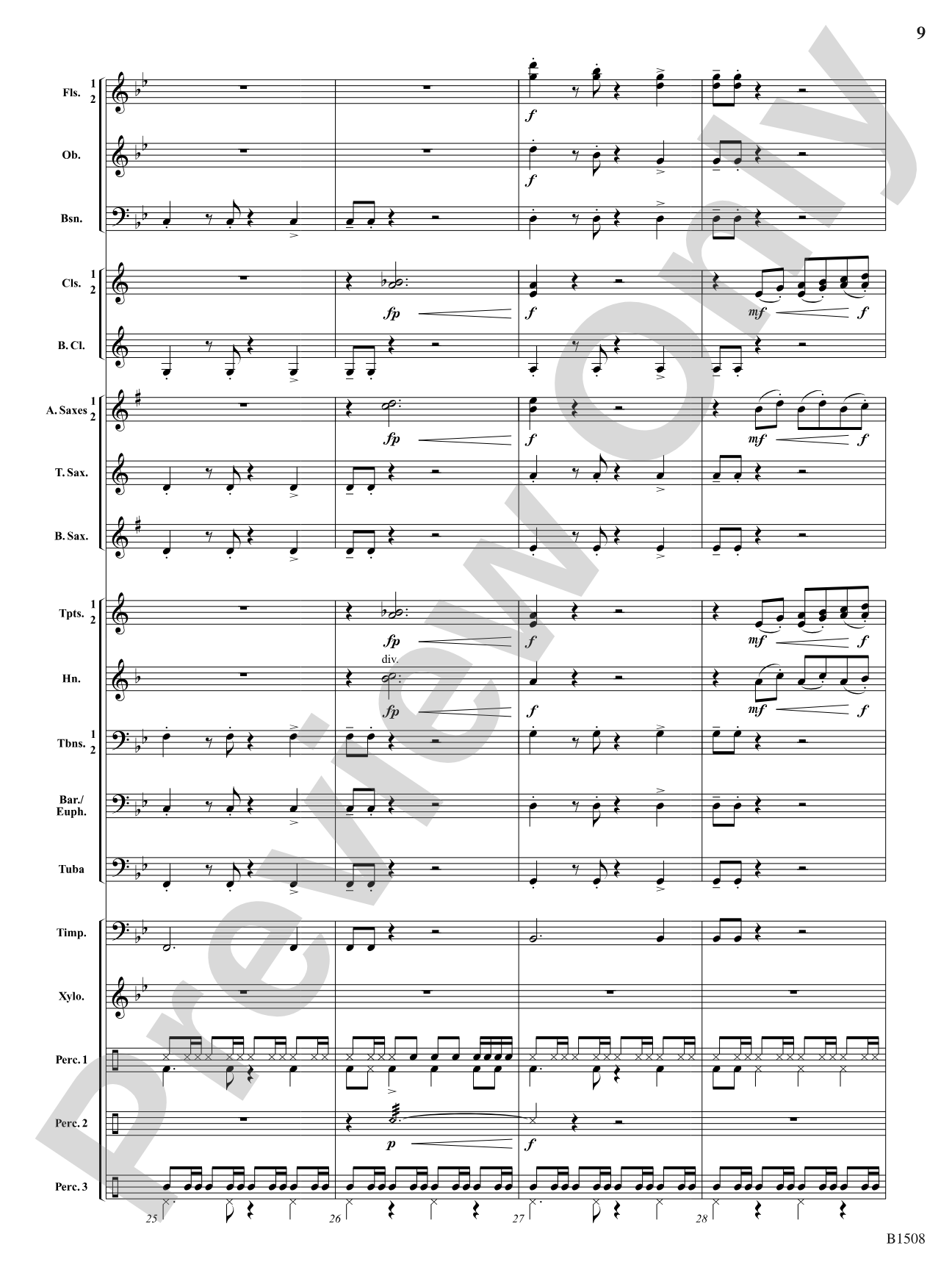 The Last Stagecoach Heist: Concert Band Conductor Score & Parts