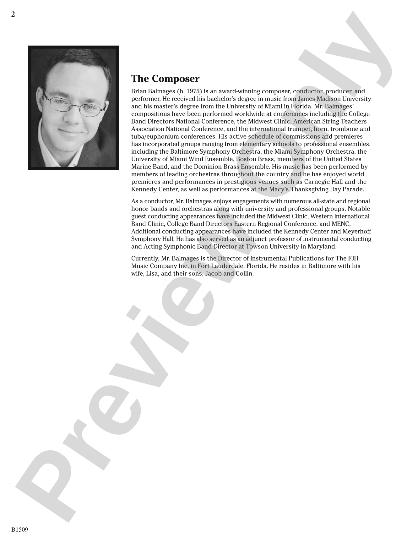 Within the Castle Walls: Concert Band Conductor Score & Parts
