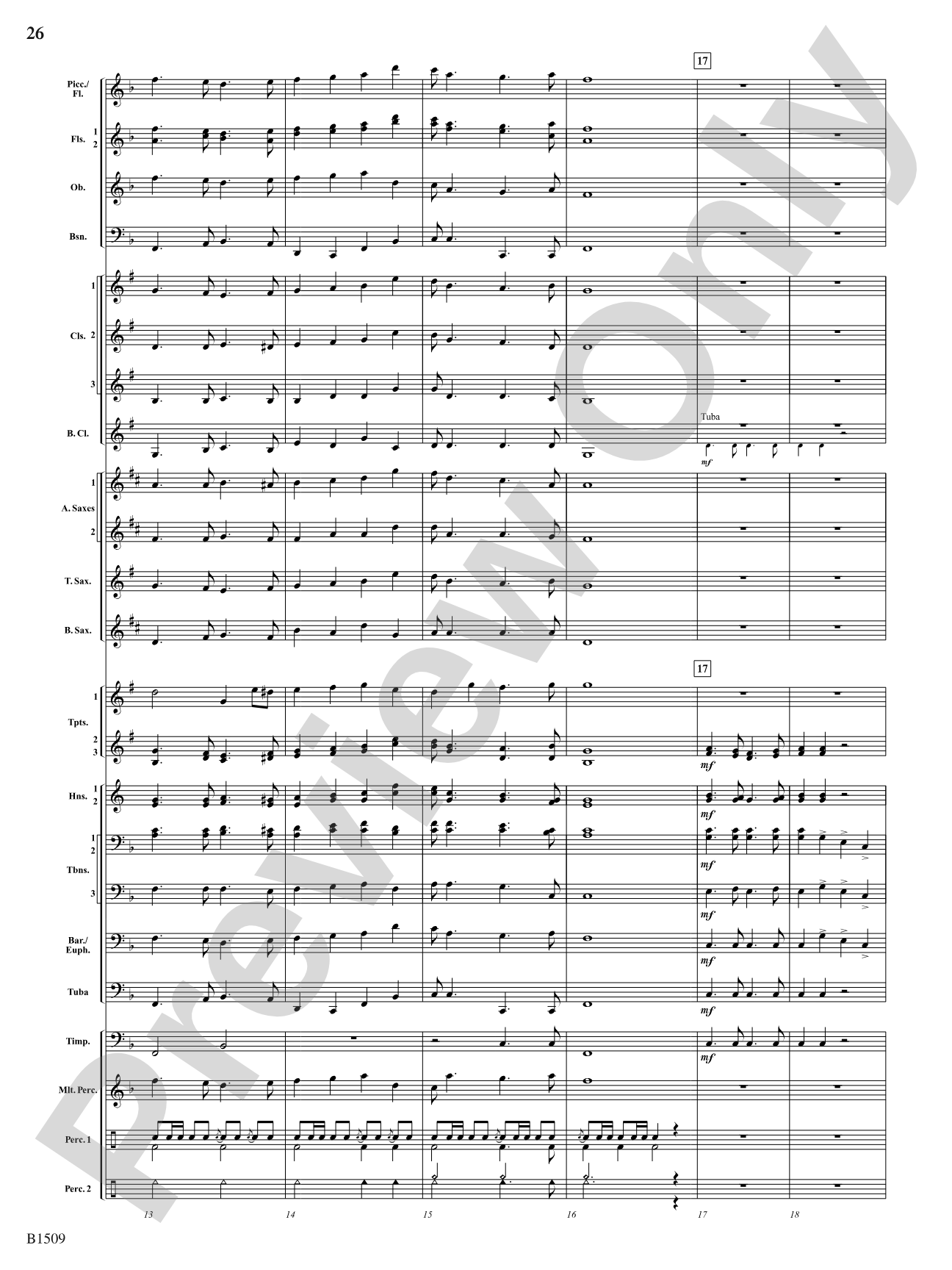 Within the Castle Walls: Concert Band Conductor Score & Parts