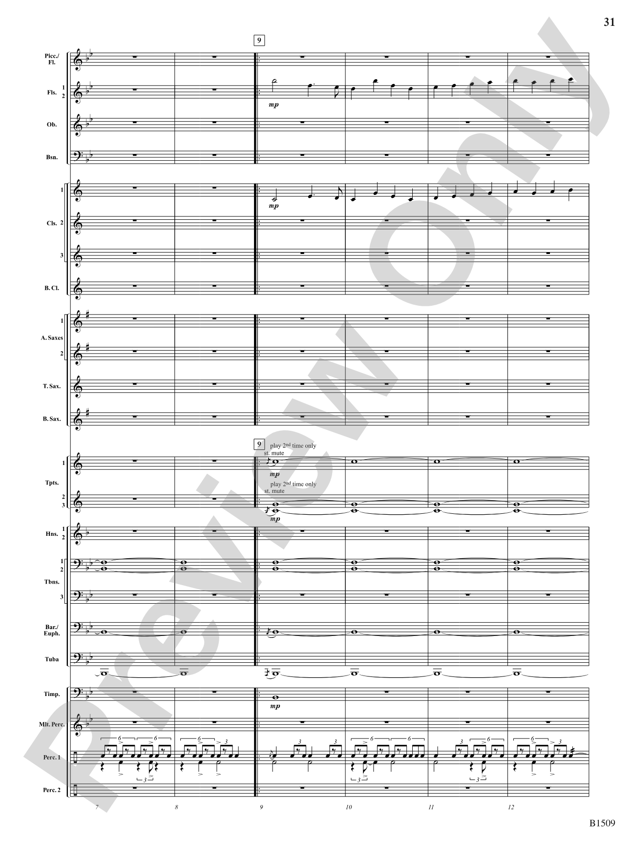 Within the Castle Walls: Concert Band Conductor Score & Parts