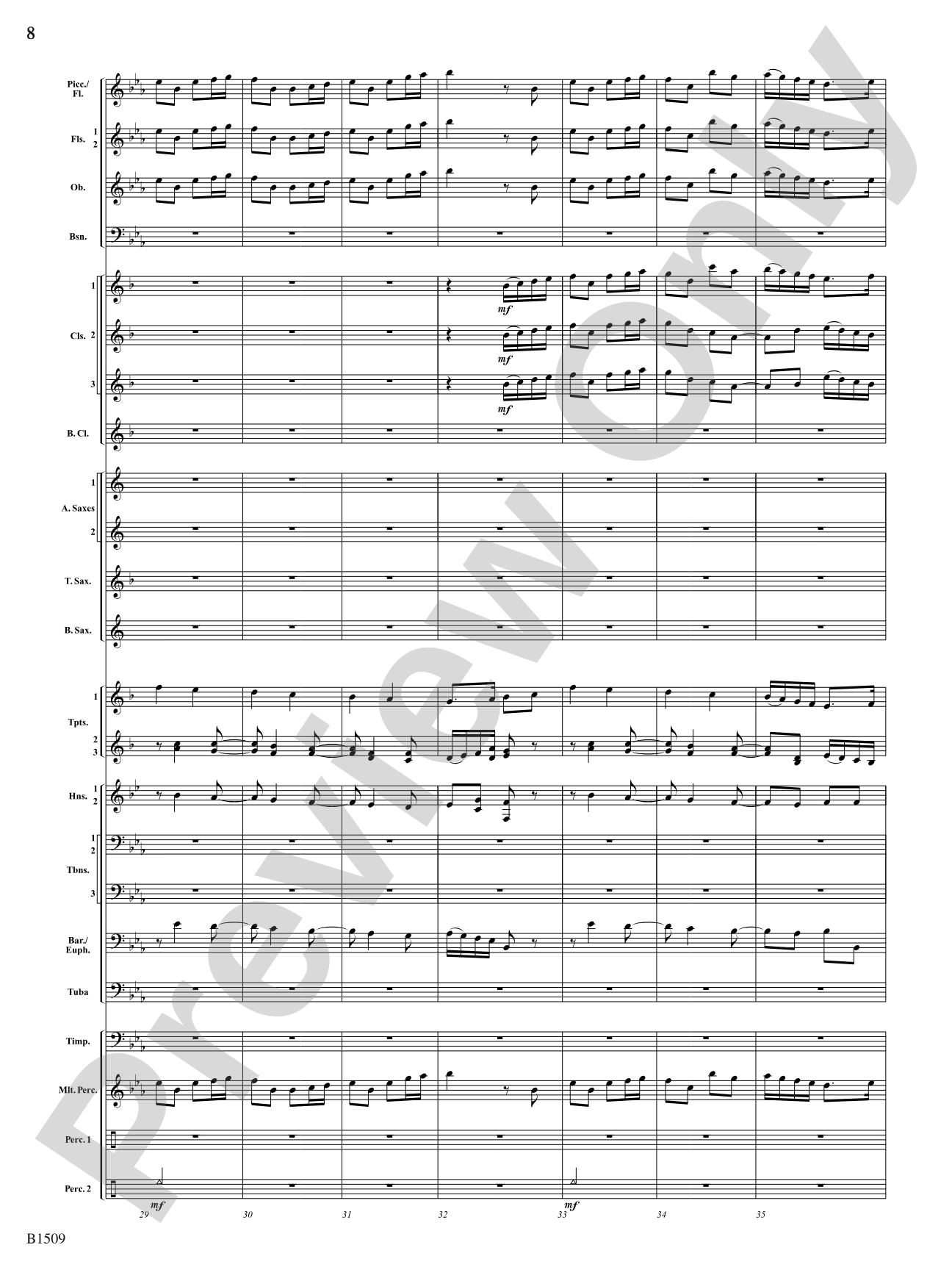 Within the Castle Walls: Concert Band Conductor Score & Parts
