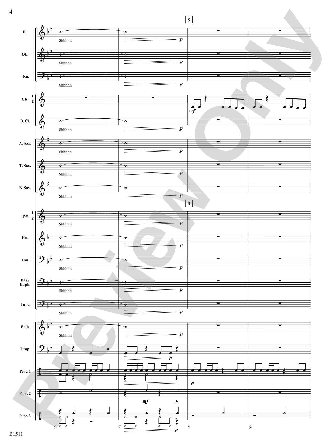 Project Mercury: Concert Band Conductor Score & Parts