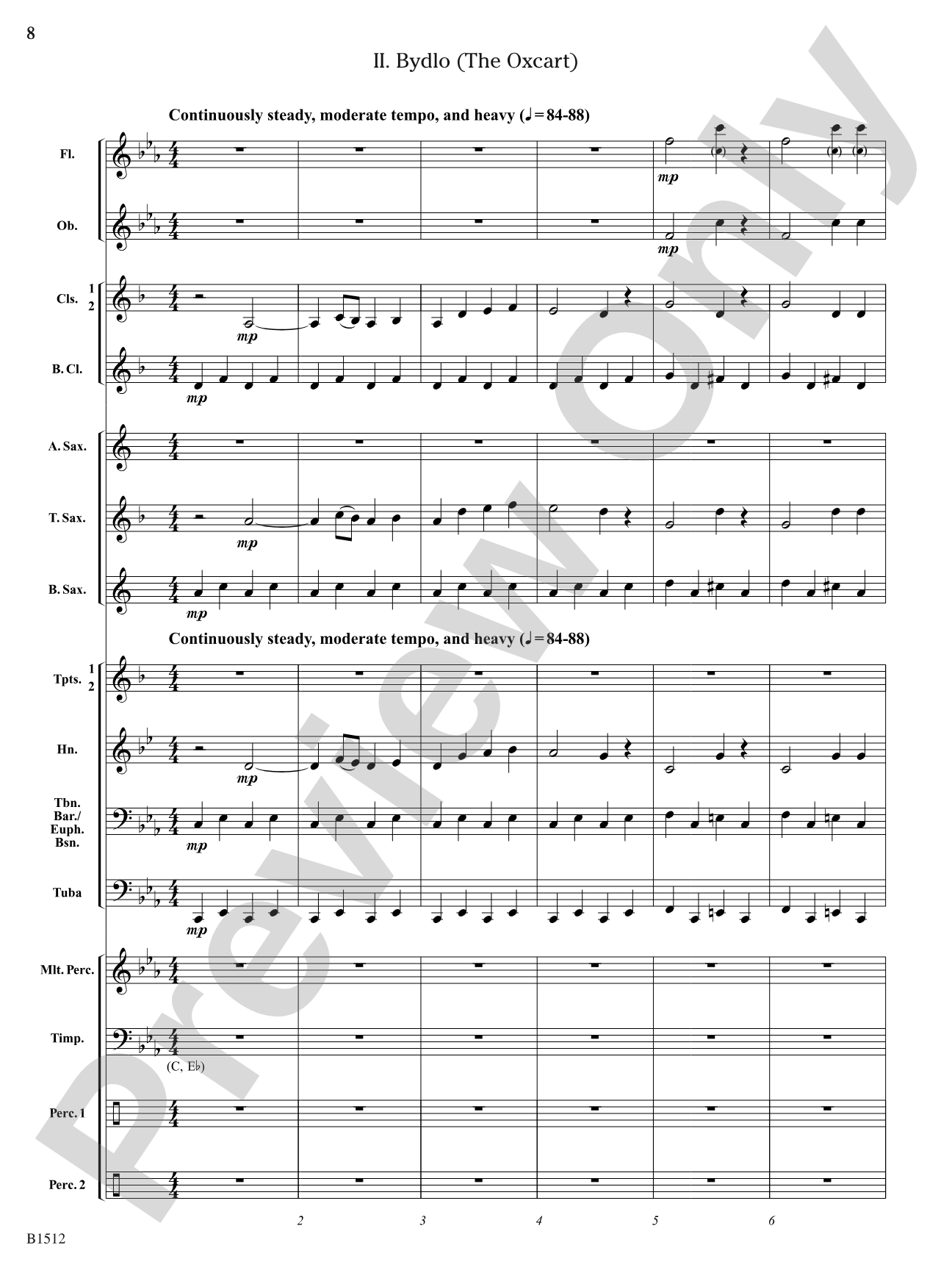 Pictures at an Exhibition: Concert Band Conductor Score & Parts