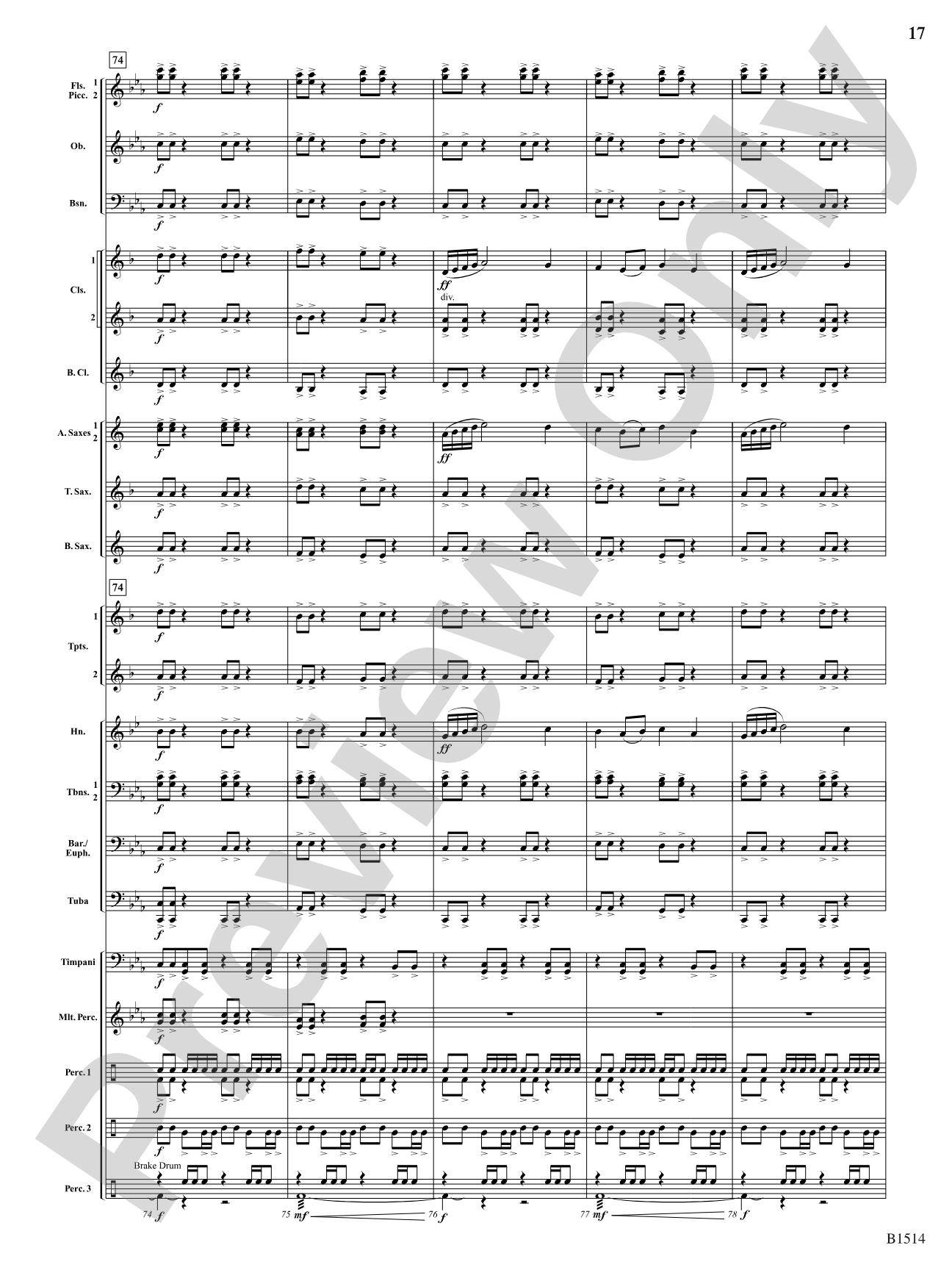Ironclads: Concert Band Conductor Score & Parts