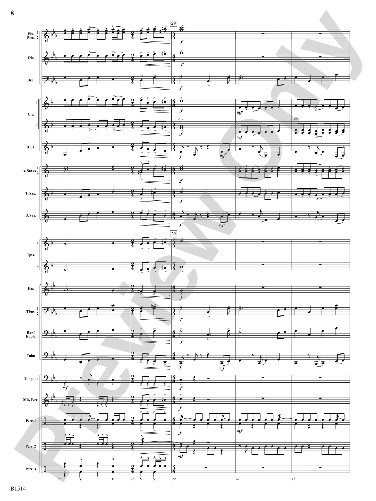 Ironclads: Concert Band Conductor Score & Parts
