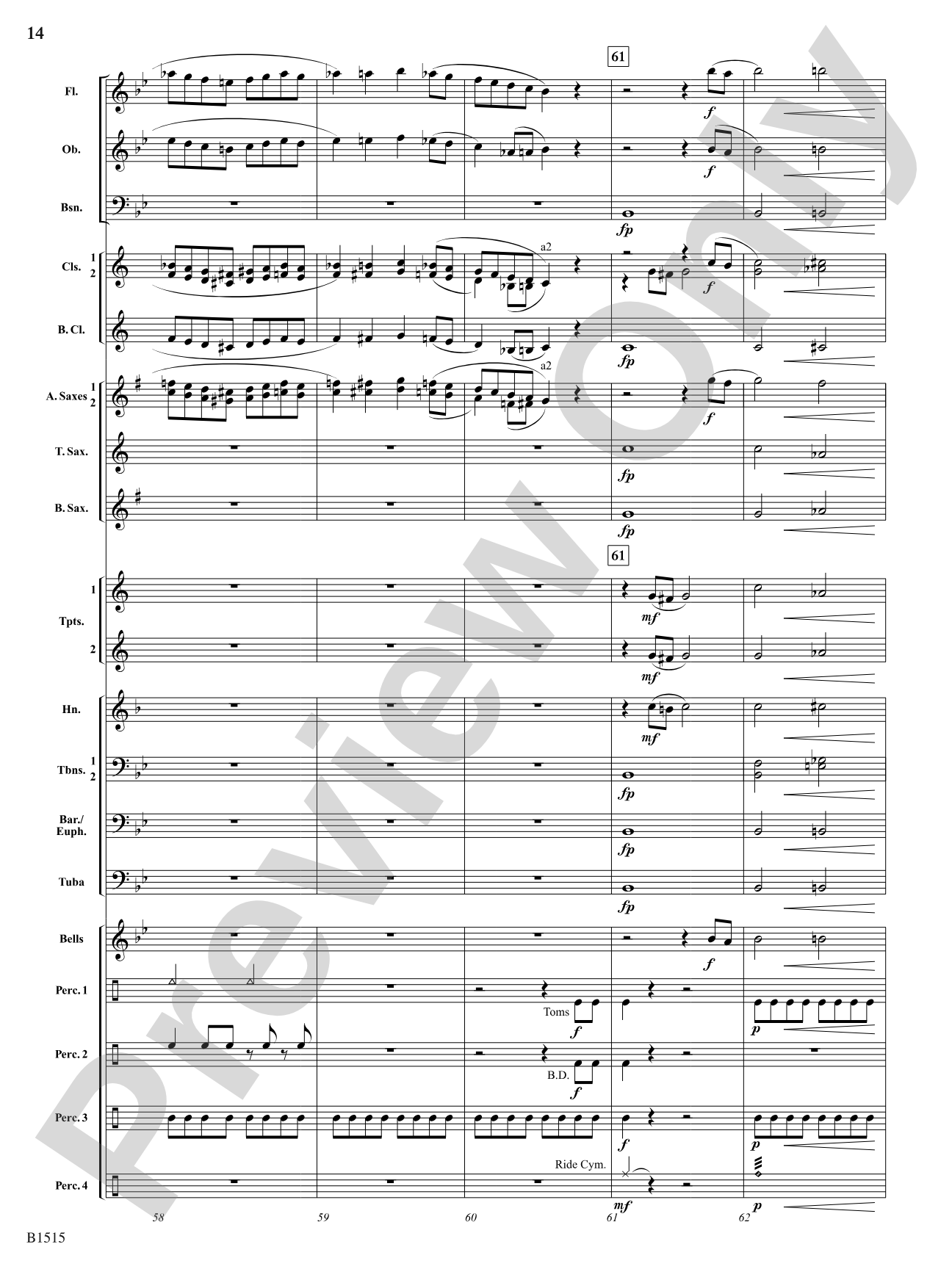 Dancing Snakes: Concert Band Conductor Score & Parts
