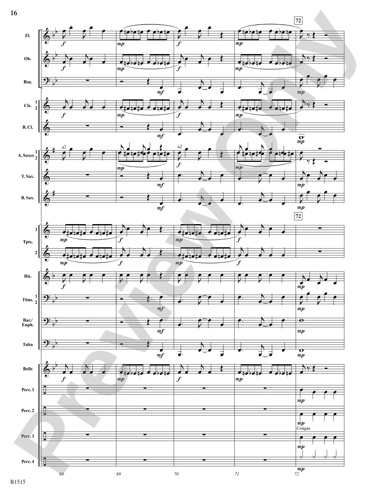 Dancing Snakes: Concert Band Conductor Score & Parts