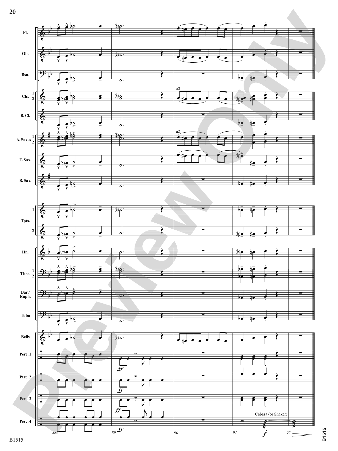Dancing Snakes: Concert Band Conductor Score & Parts