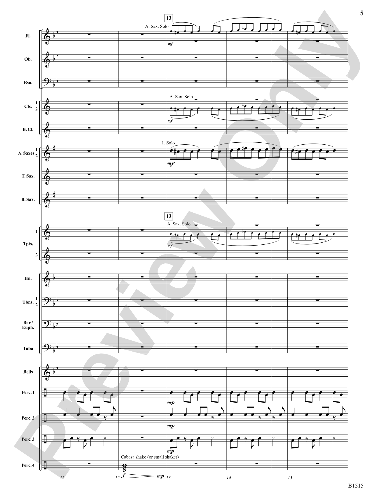 Dancing Snakes: Concert Band Conductor Score & Parts