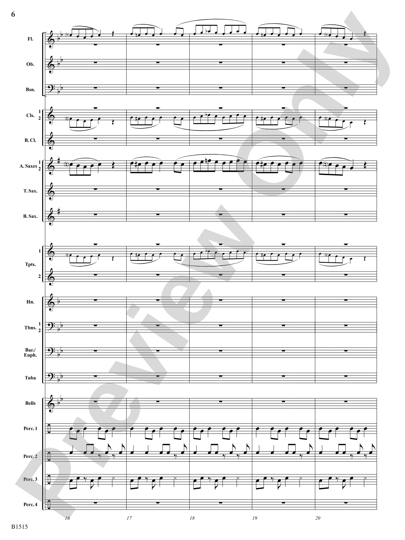 Dancing Snakes: Concert Band Conductor Score & Parts