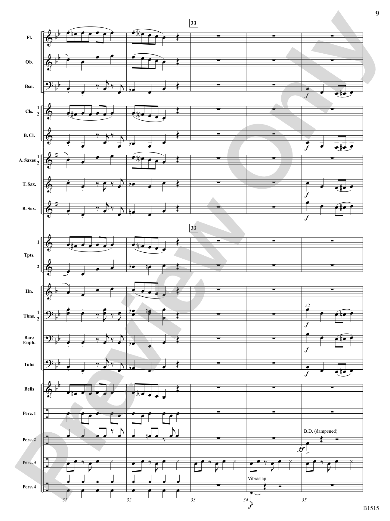 Dancing Snakes: Concert Band Conductor Score & Parts