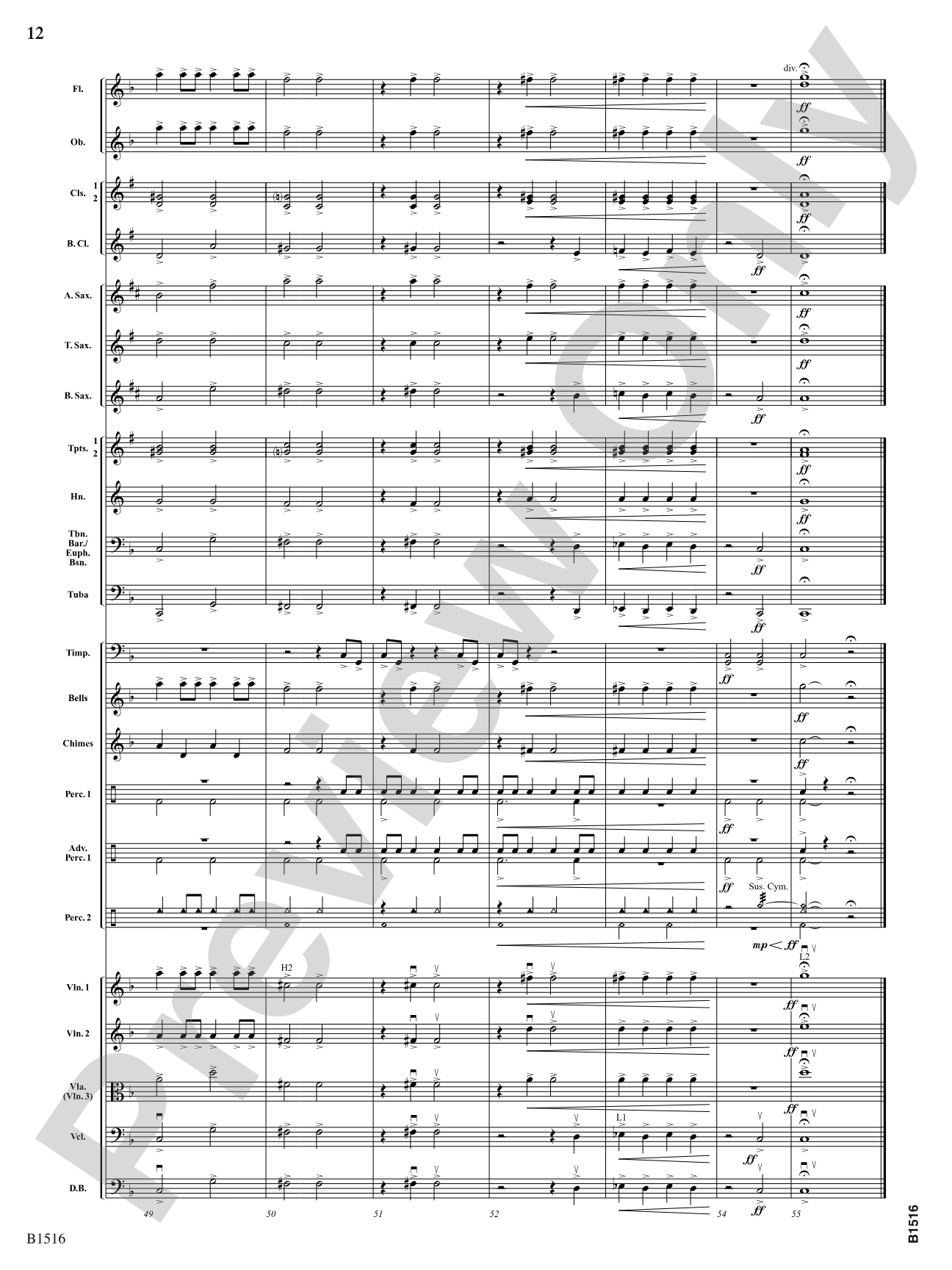 Fanfare and Fireworks: Concert Band Conductor Score & Parts