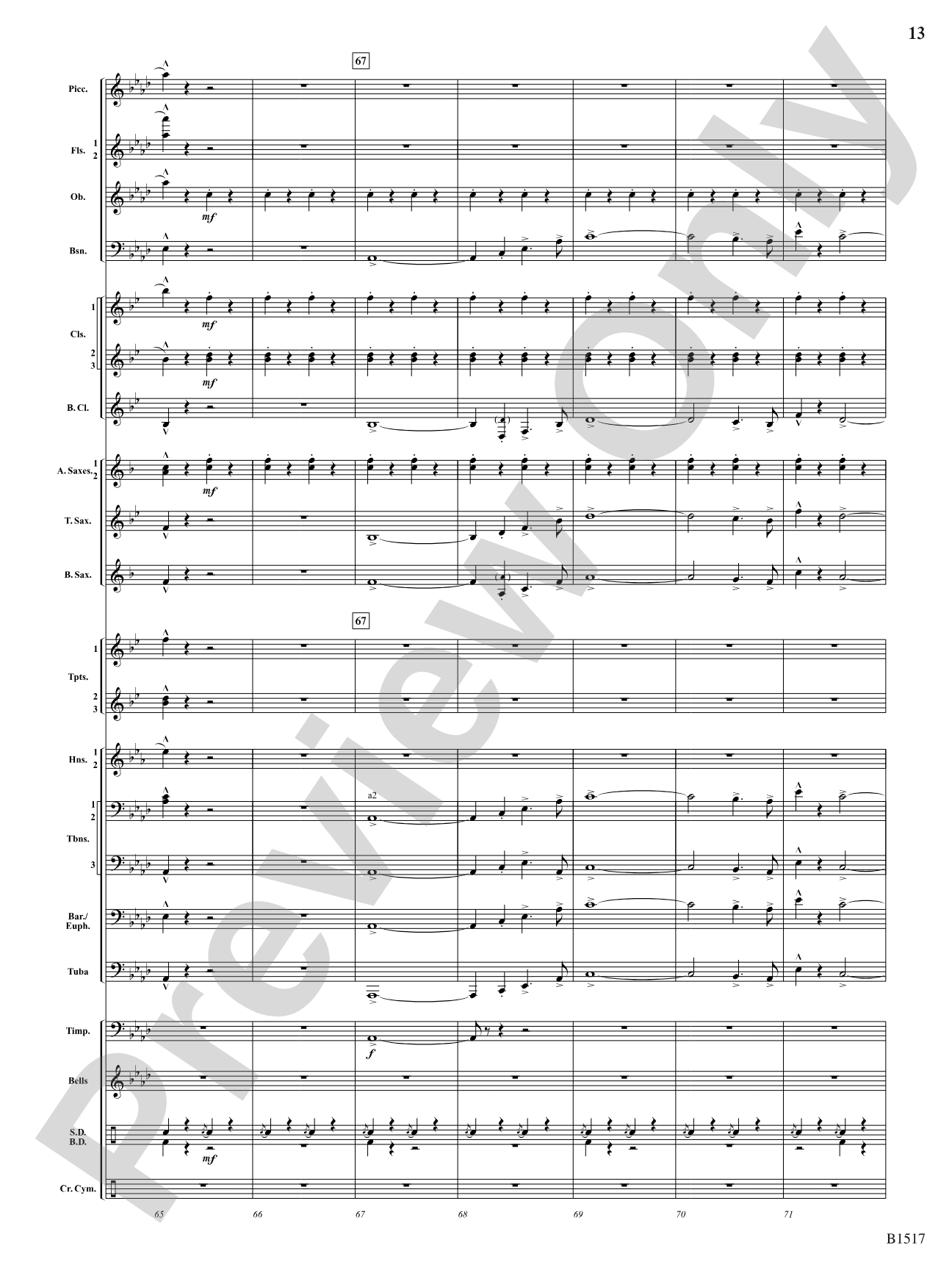 Master of the March: Concert Band Conductor Score & Parts