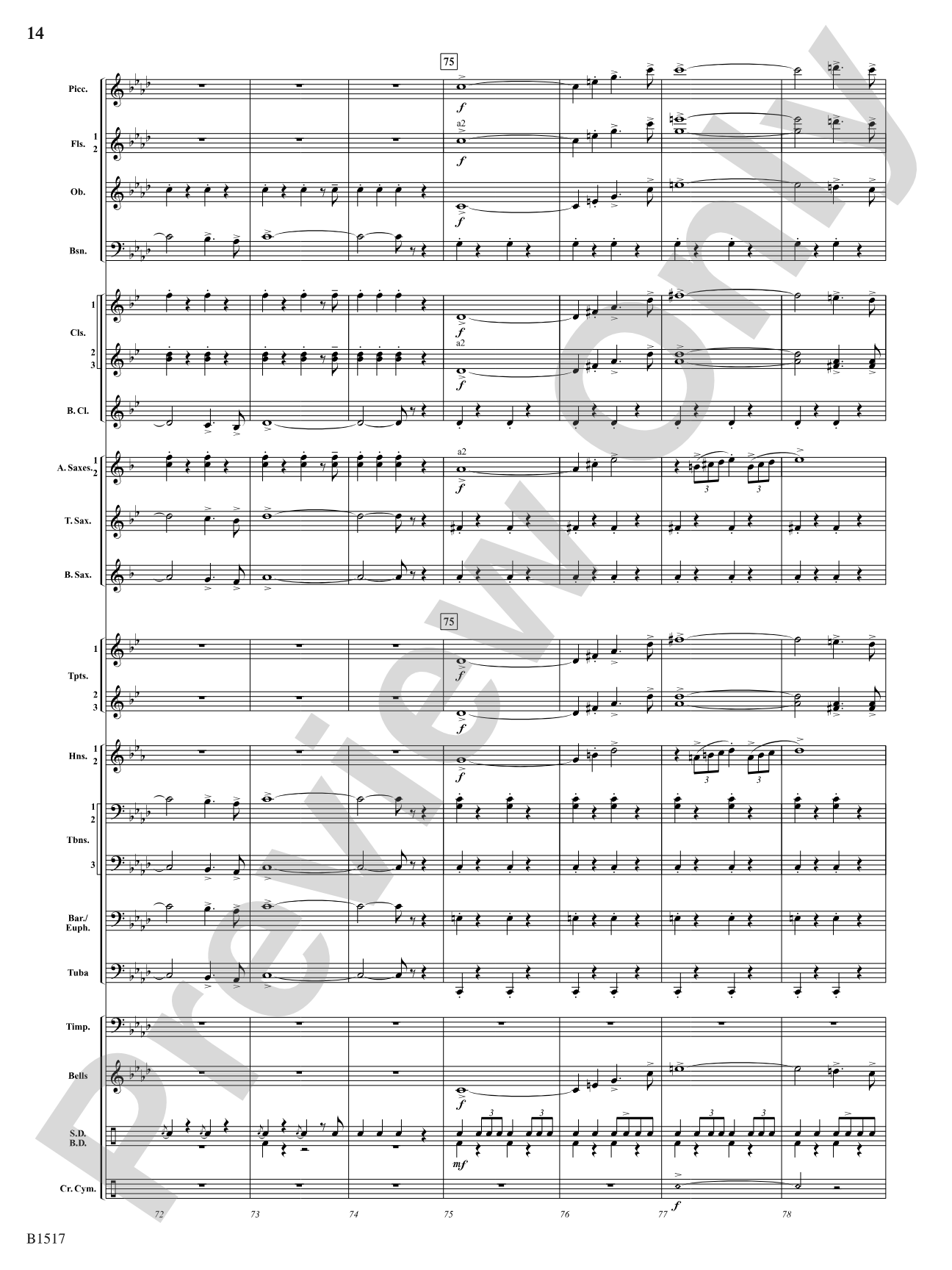 Master of the March: Concert Band Conductor Score & Parts