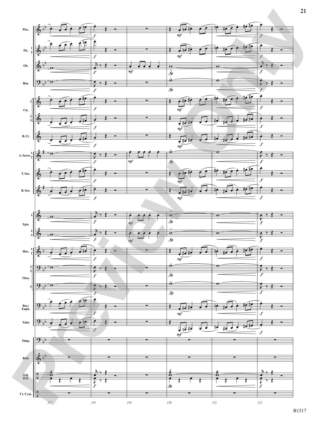 Master of the March: Concert Band Conductor Score & Parts