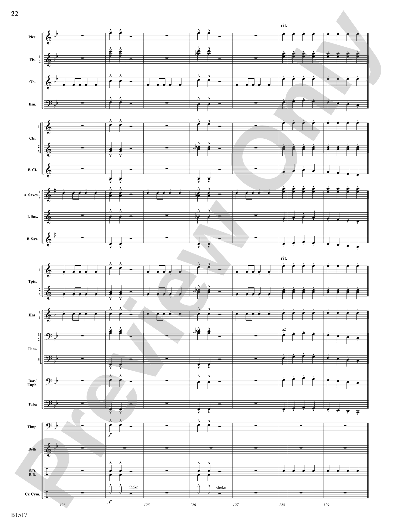 Master of the March: Concert Band Conductor Score & Parts