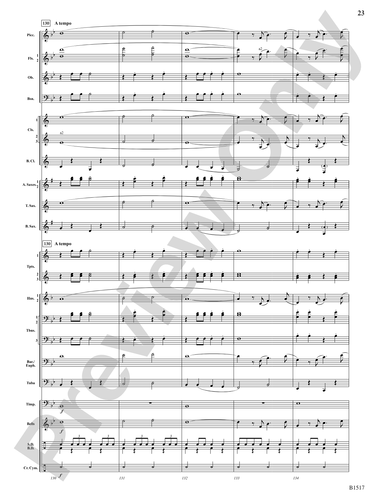 Master of the March: Concert Band Conductor Score & Parts
