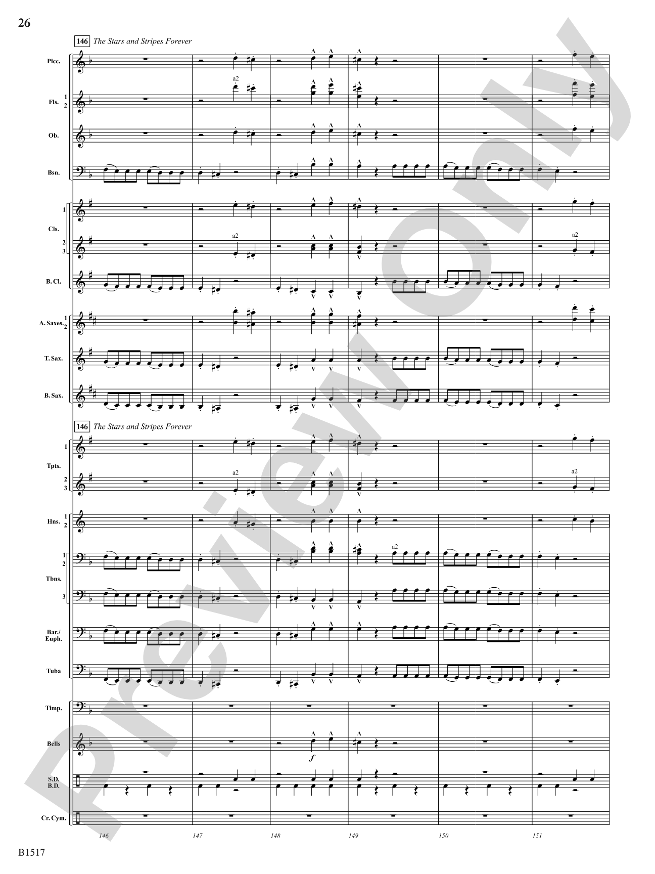 Master of the March: Concert Band Conductor Score & Parts