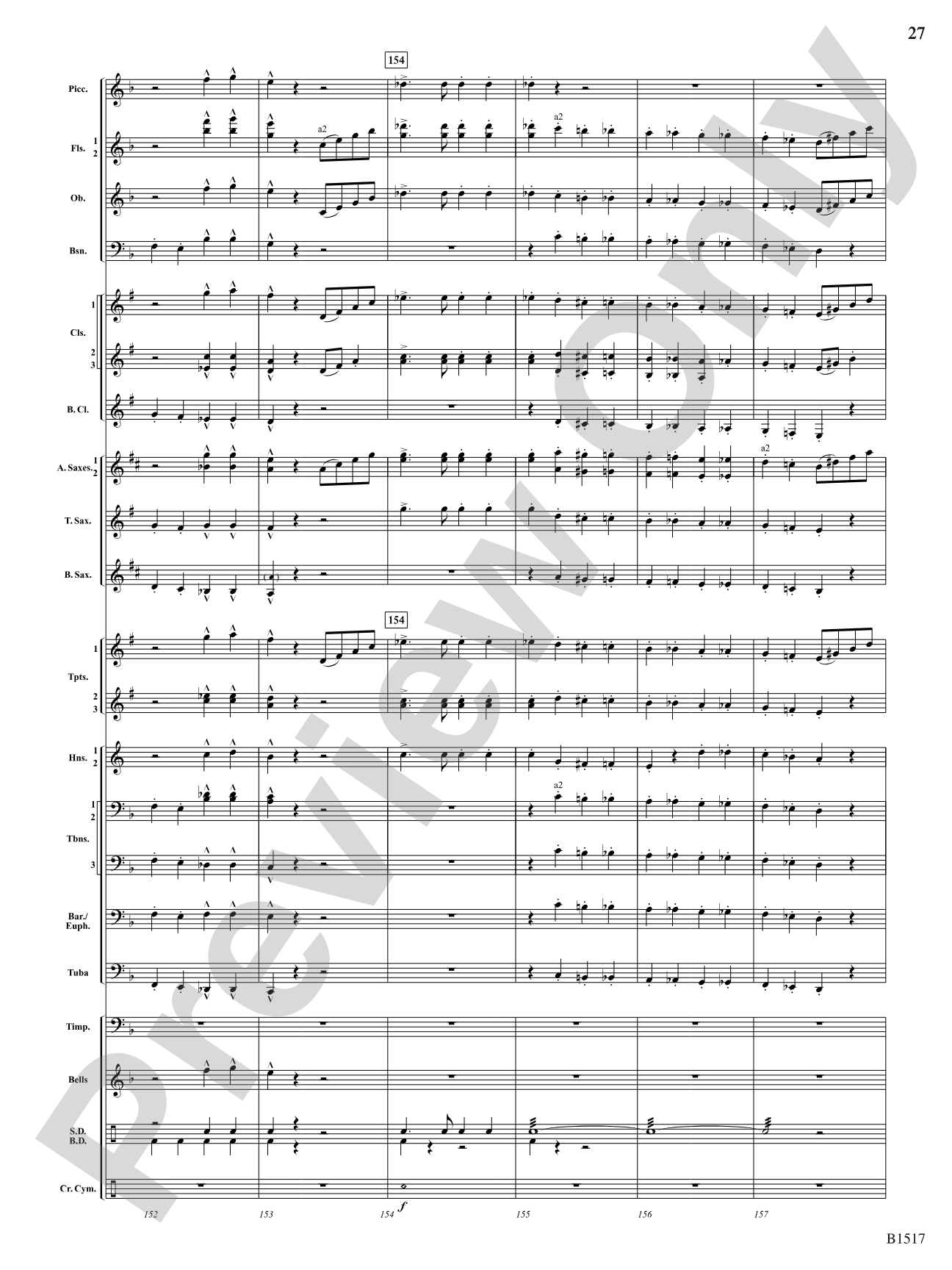 Master of the March: Concert Band Conductor Score & Parts