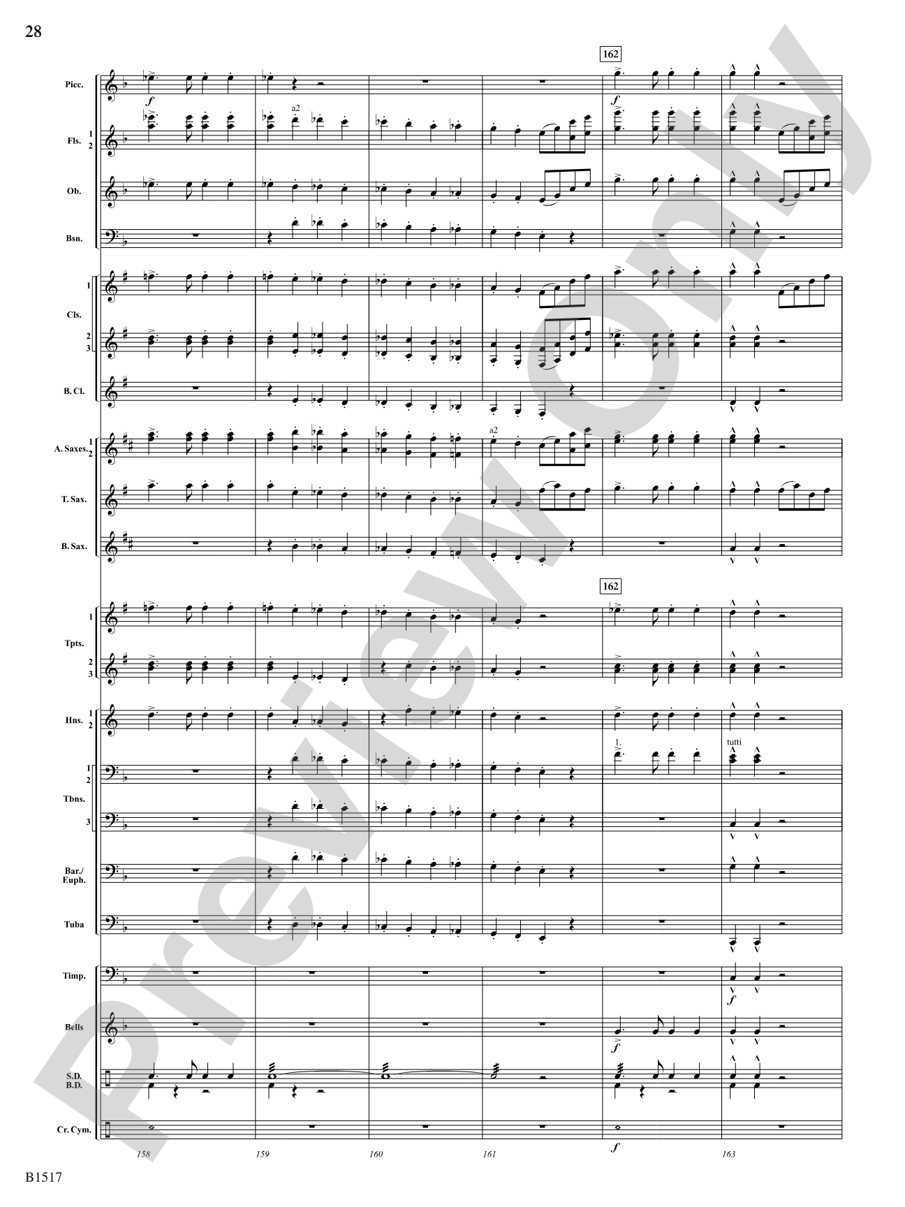 Master of the March: Concert Band Conductor Score & Parts