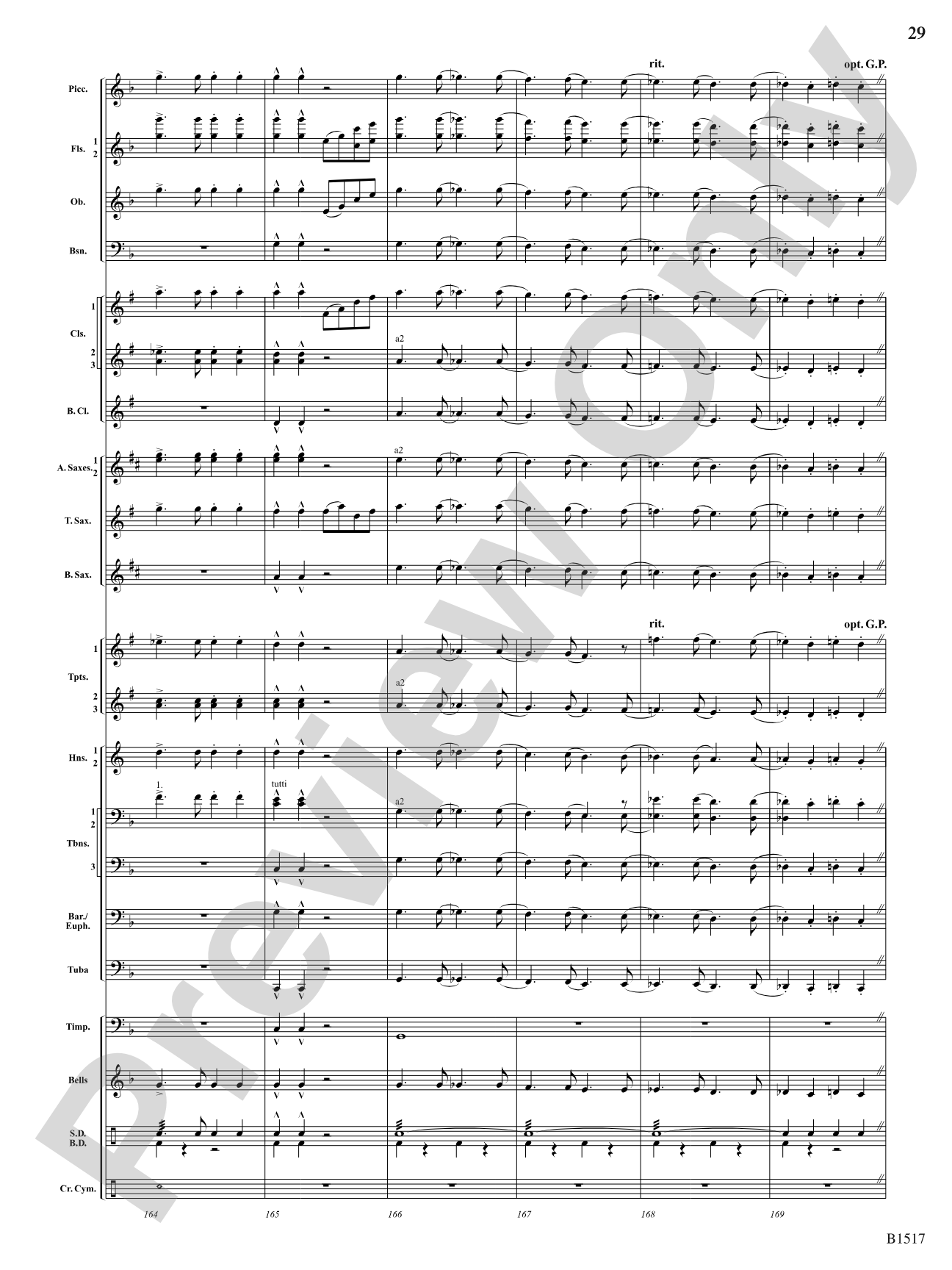Master of the March: Concert Band Conductor Score & Parts