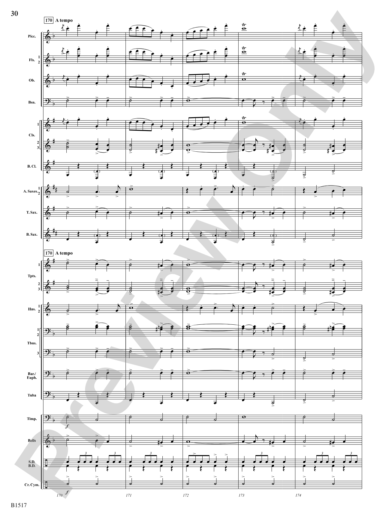 Master of the March: Concert Band Conductor Score & Parts
