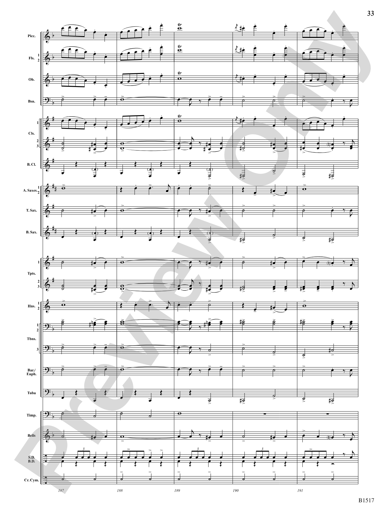 Master of the March: Concert Band Conductor Score & Parts