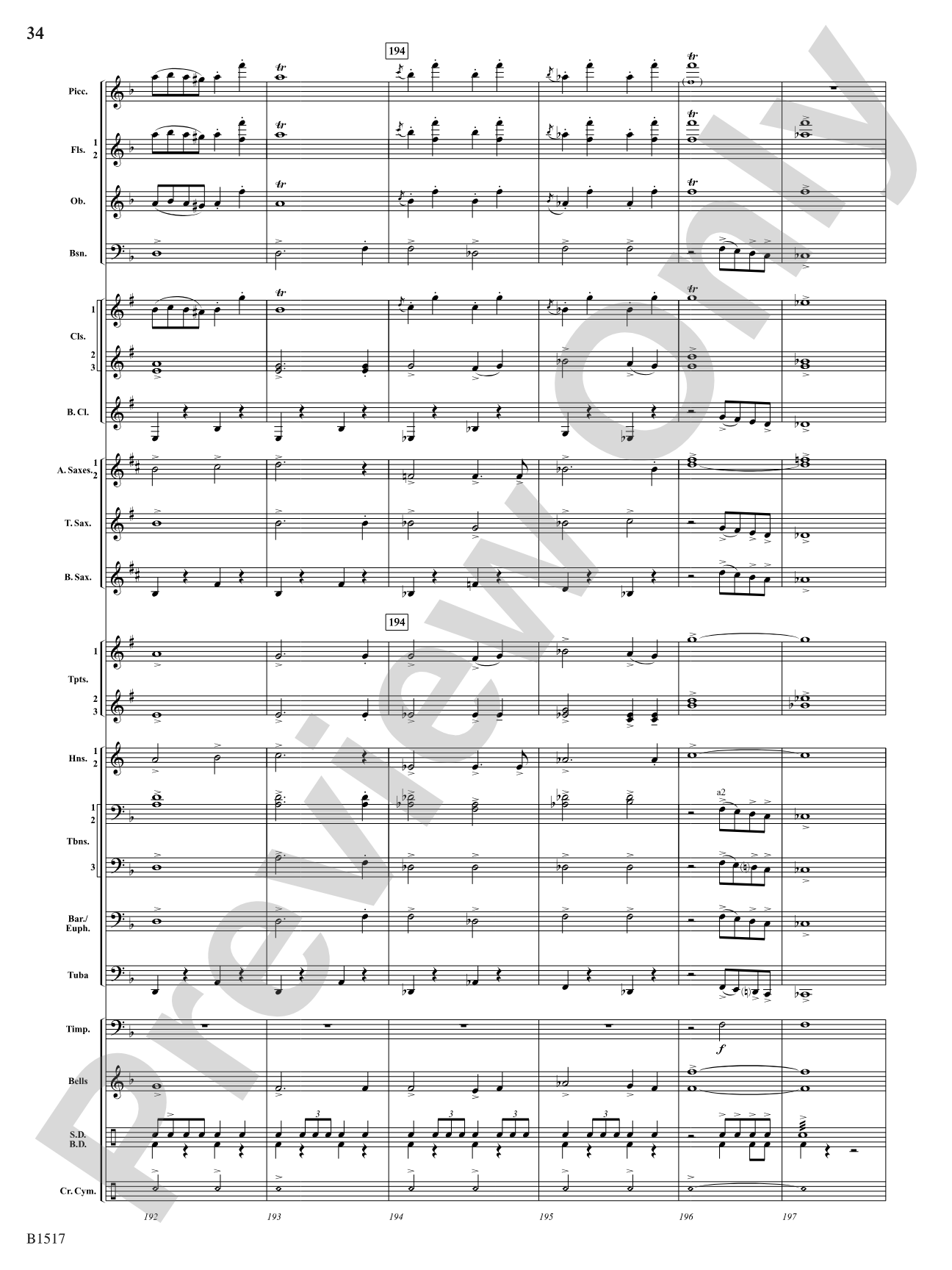 Master of the March: Concert Band Conductor Score & Parts