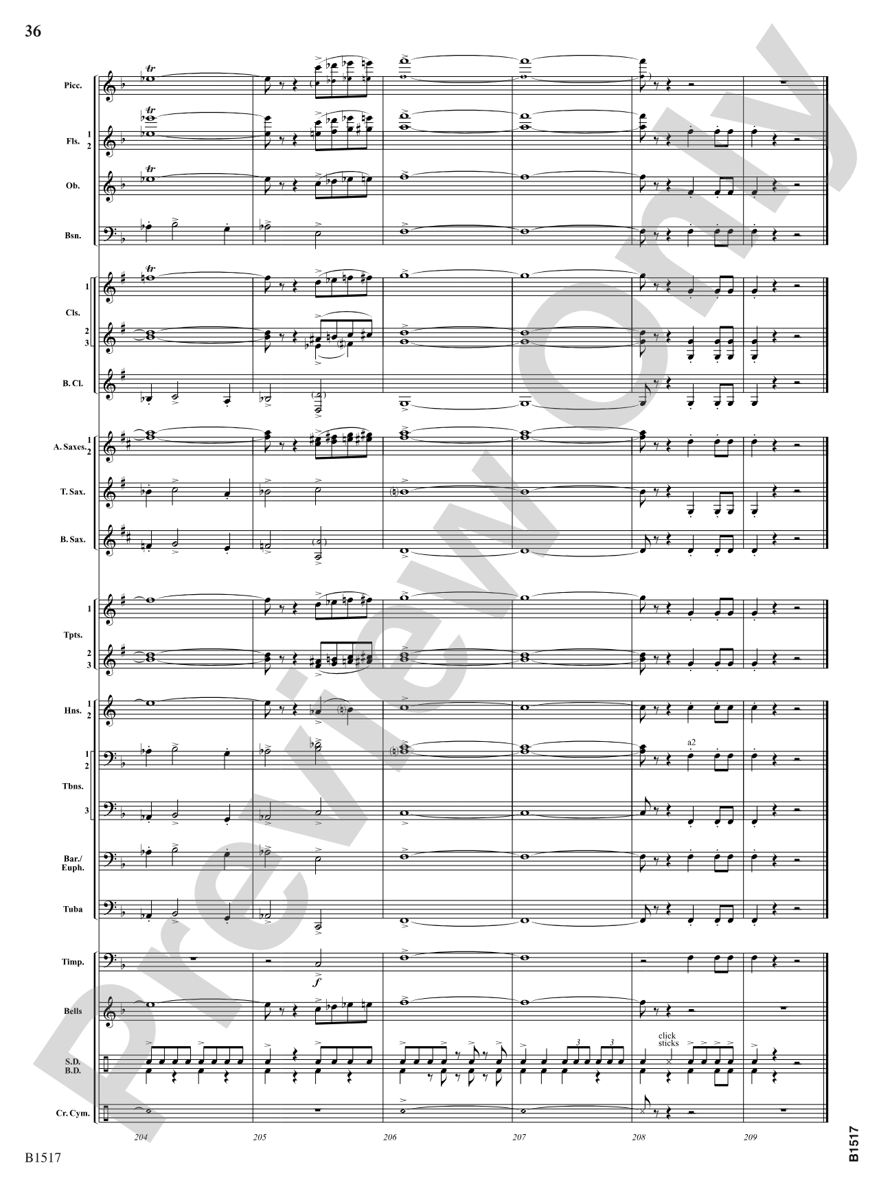 Master of the March: Concert Band Conductor Score & Parts