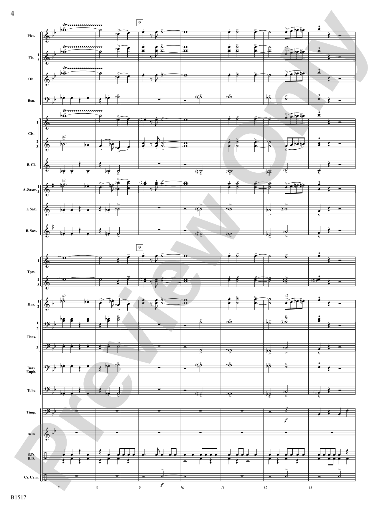 Master of the March: Concert Band Conductor Score & Parts