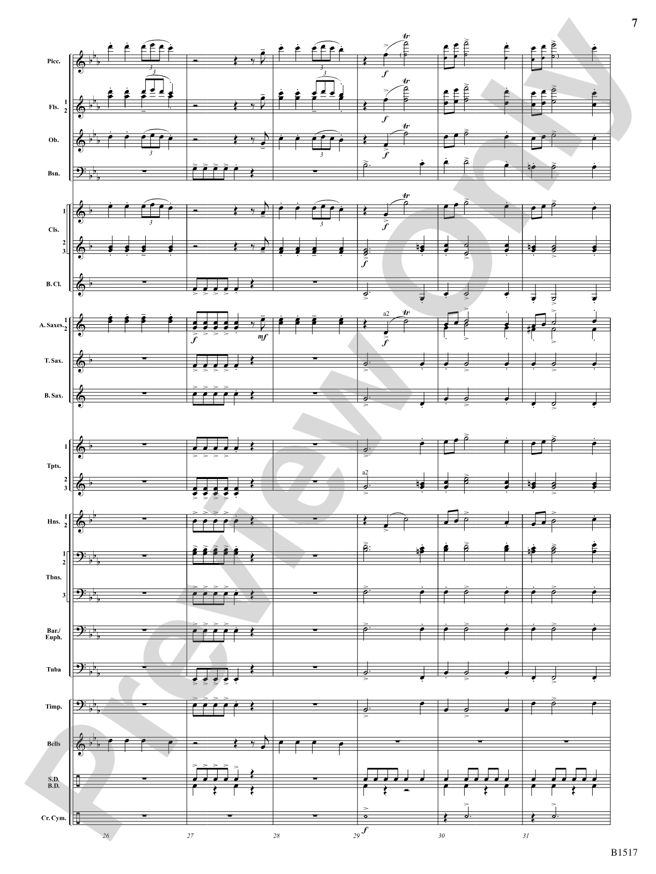 Master of the March: Concert Band Conductor Score & Parts