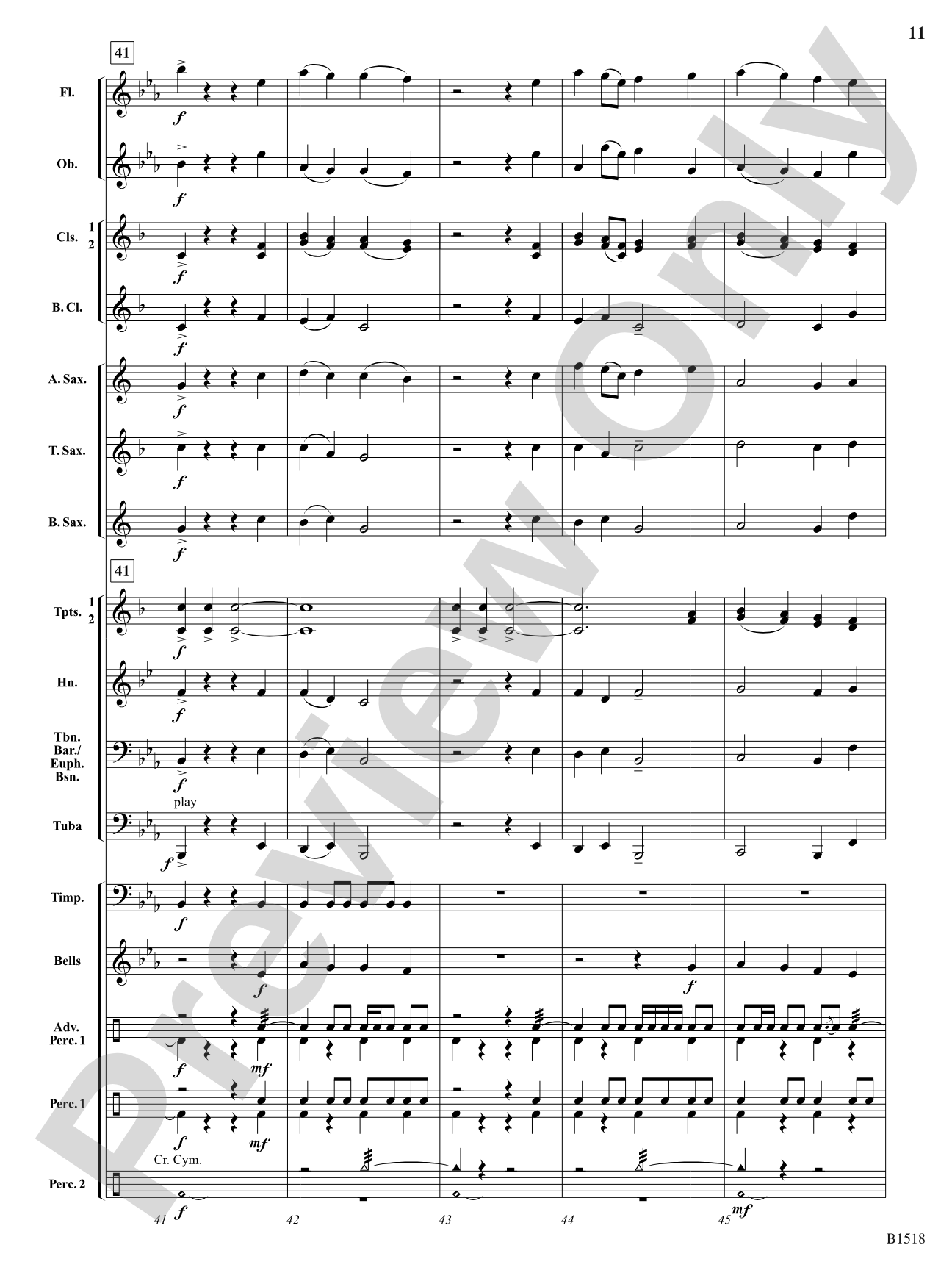 Hark!: Concert Band Conductor Score & Parts
