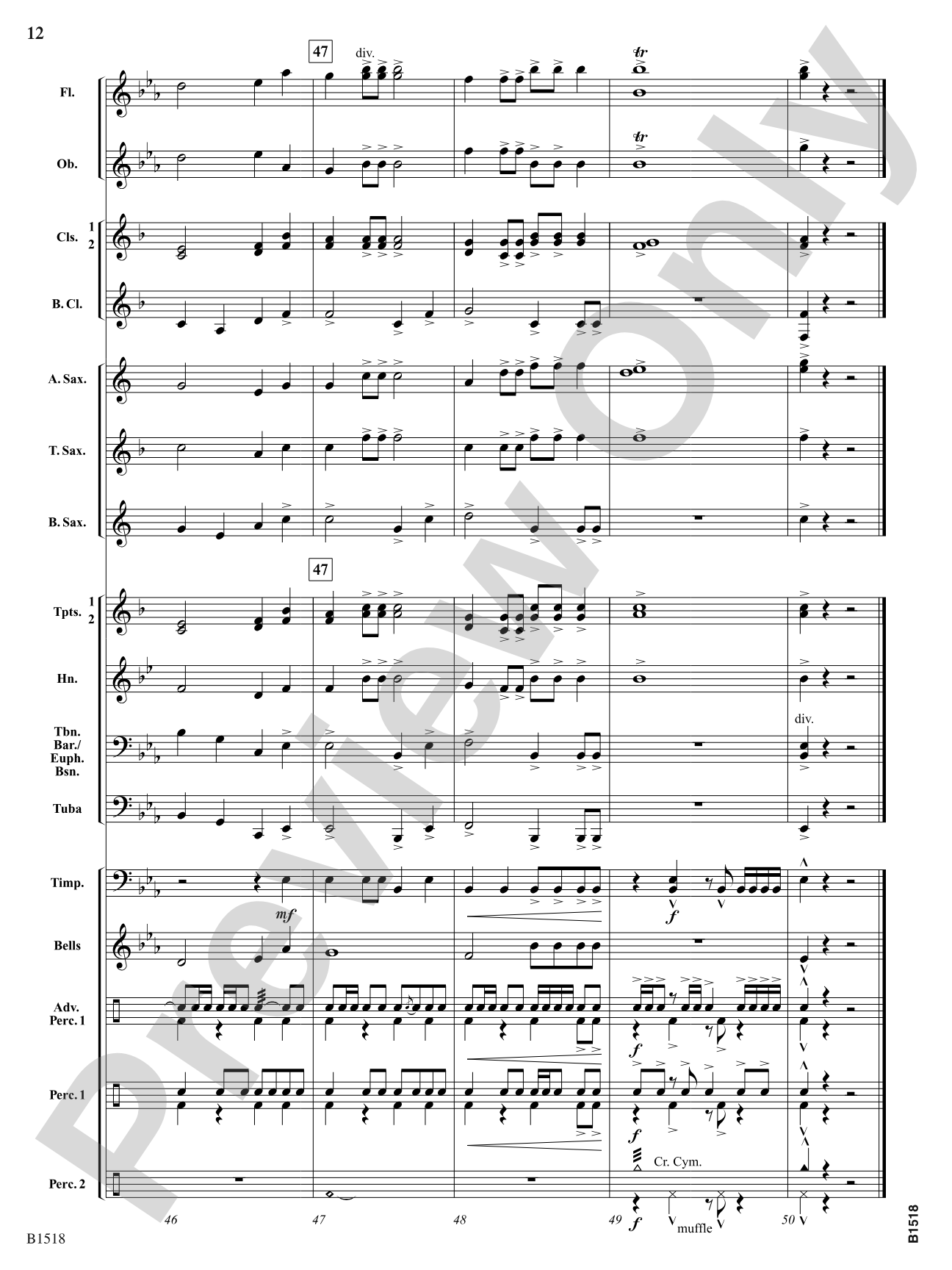 Hark!: Concert Band Conductor Score & Parts