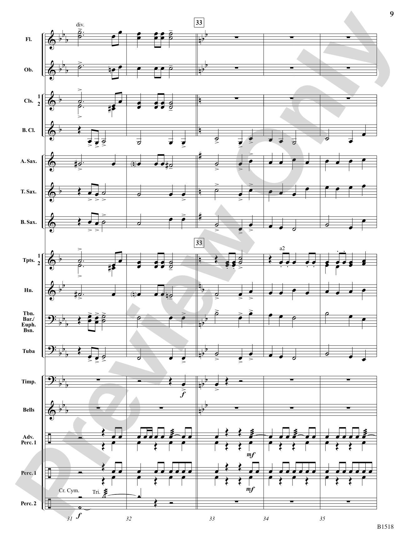 Hark!: Concert Band Conductor Score & Parts