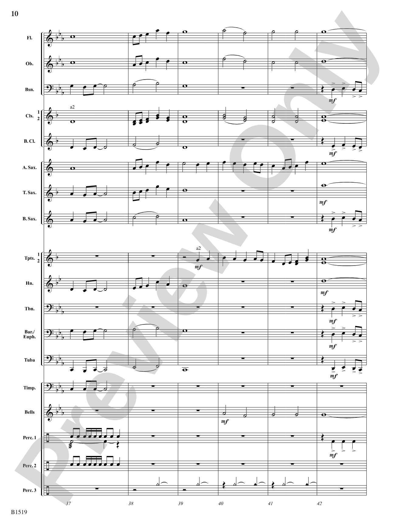 Castle Gate, 1924: Concert Band Conductor Score & Parts