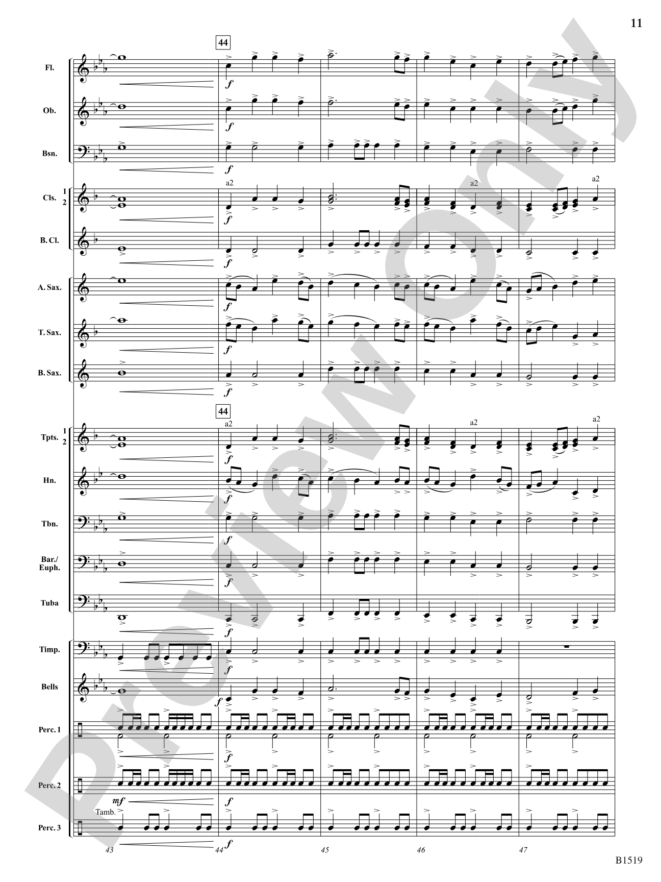 Castle Gate, 1924: Concert Band Conductor Score & Parts