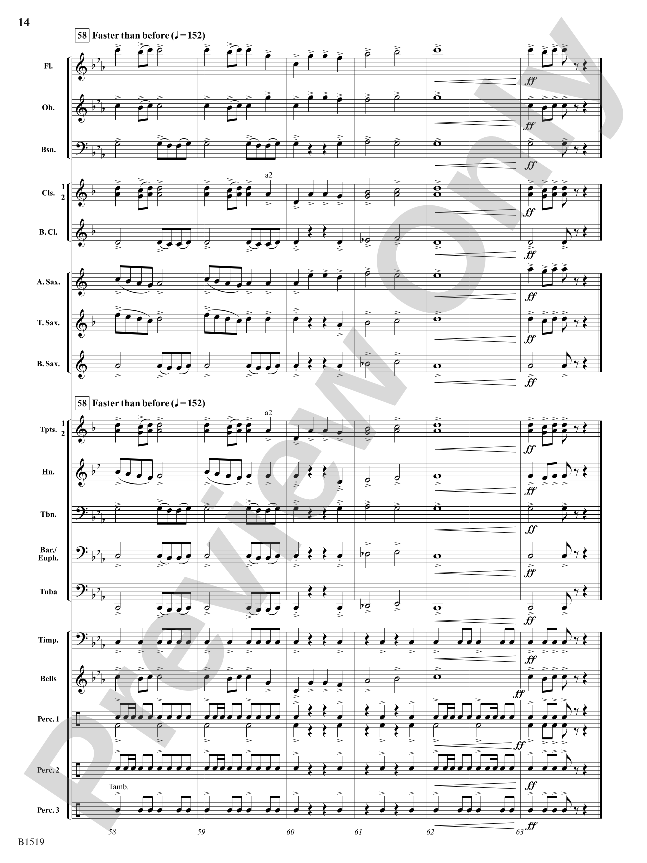 Castle Gate, 1924: Concert Band Conductor Score & Parts