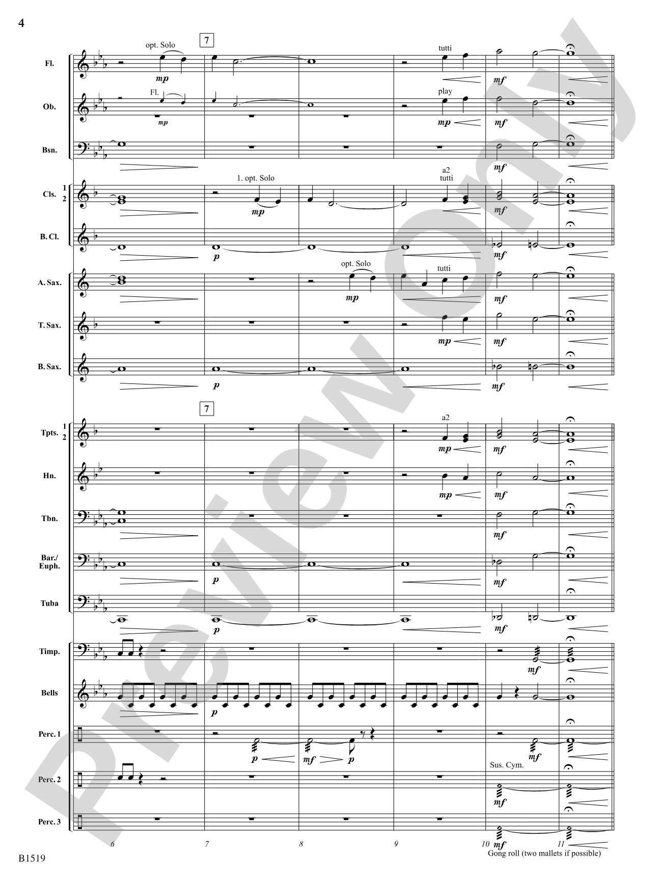 Castle Gate, 1924: Concert Band Conductor Score & Parts