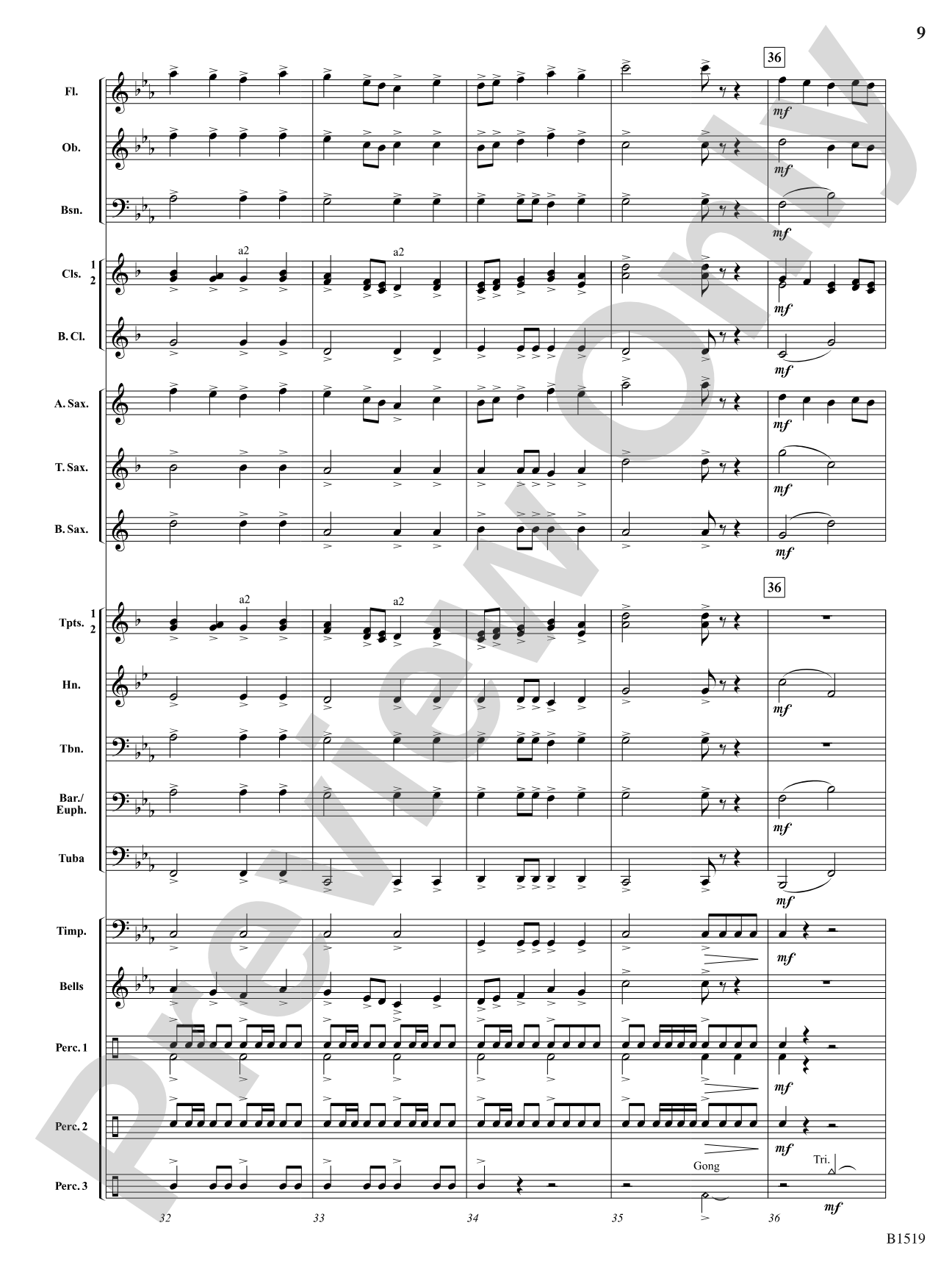 Castle Gate, 1924: Concert Band Conductor Score & Parts