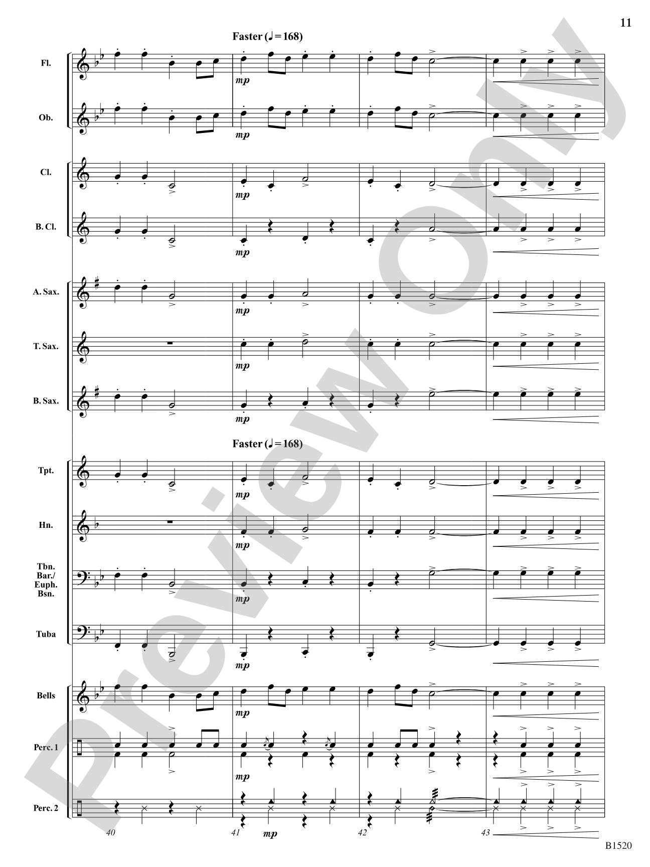 Shepherd's Hey: Concert Band Conductor Score & Parts