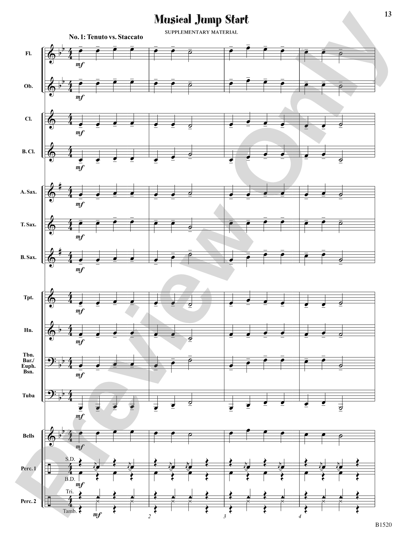 Shepherd's Hey: Concert Band Conductor Score & Parts