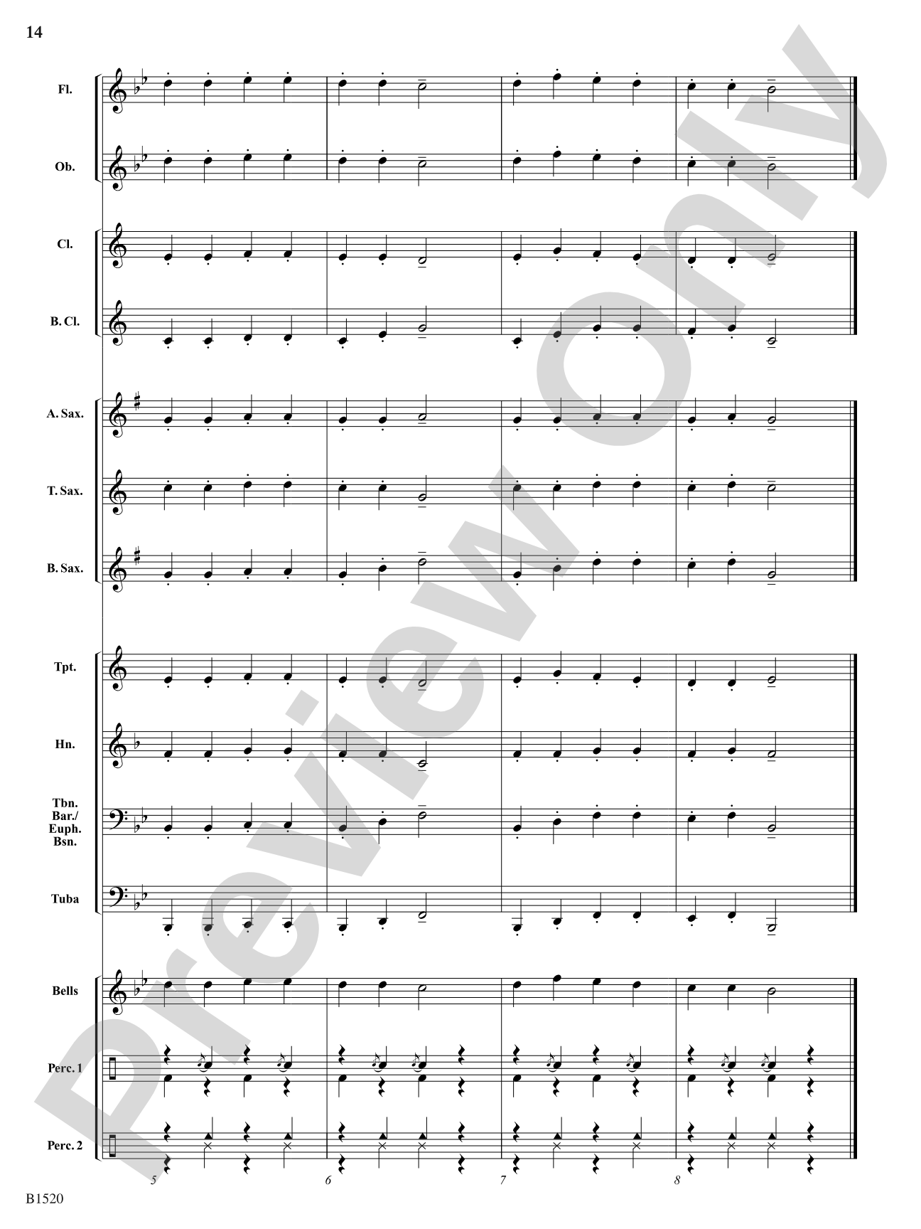 Shepherd's Hey: Concert Band Conductor Score & Parts
