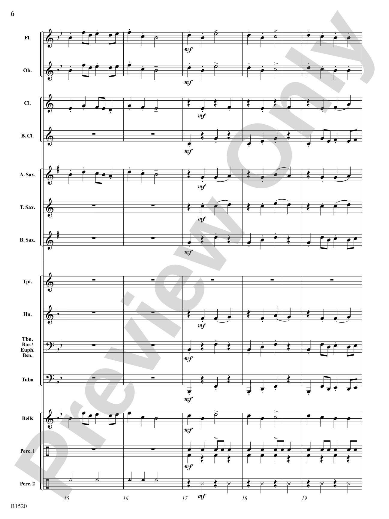 Shepherd's Hey: Concert Band Conductor Score & Parts