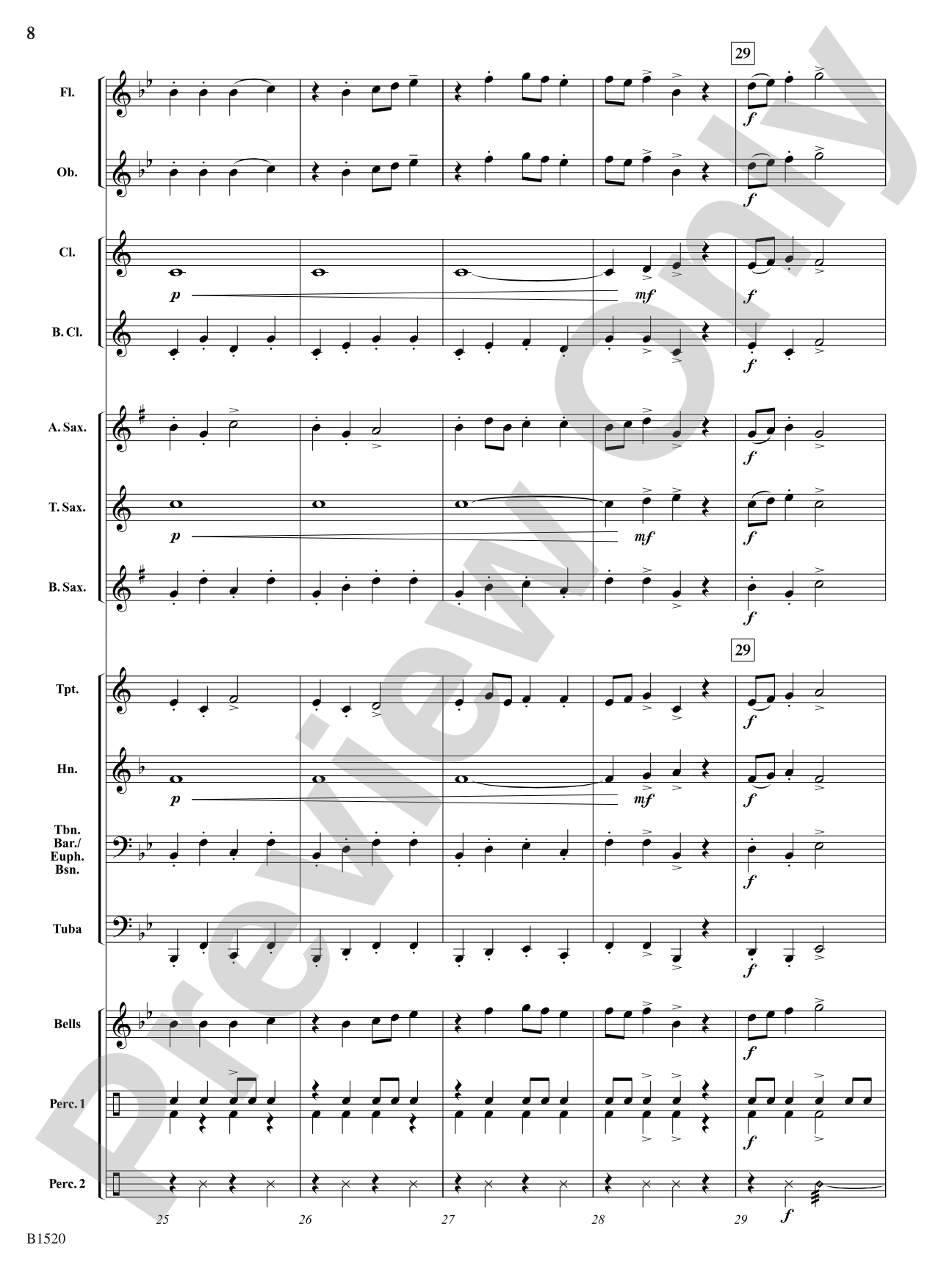 Shepherd's Hey: Concert Band Conductor Score & Parts