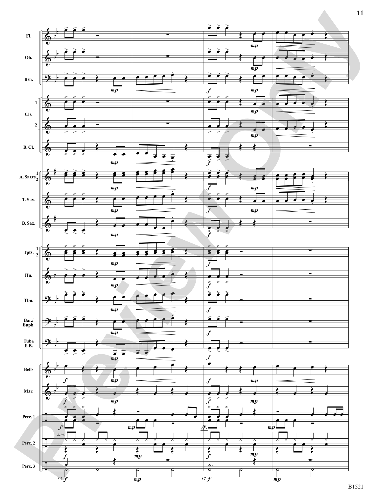 Sugar Plum Reggae: Concert Band Conductor Score & Parts