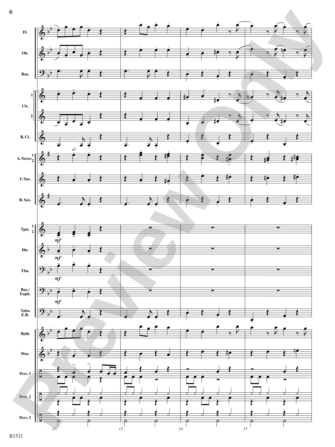 Sugar Plum Reggae: Concert Band Conductor Score & Parts