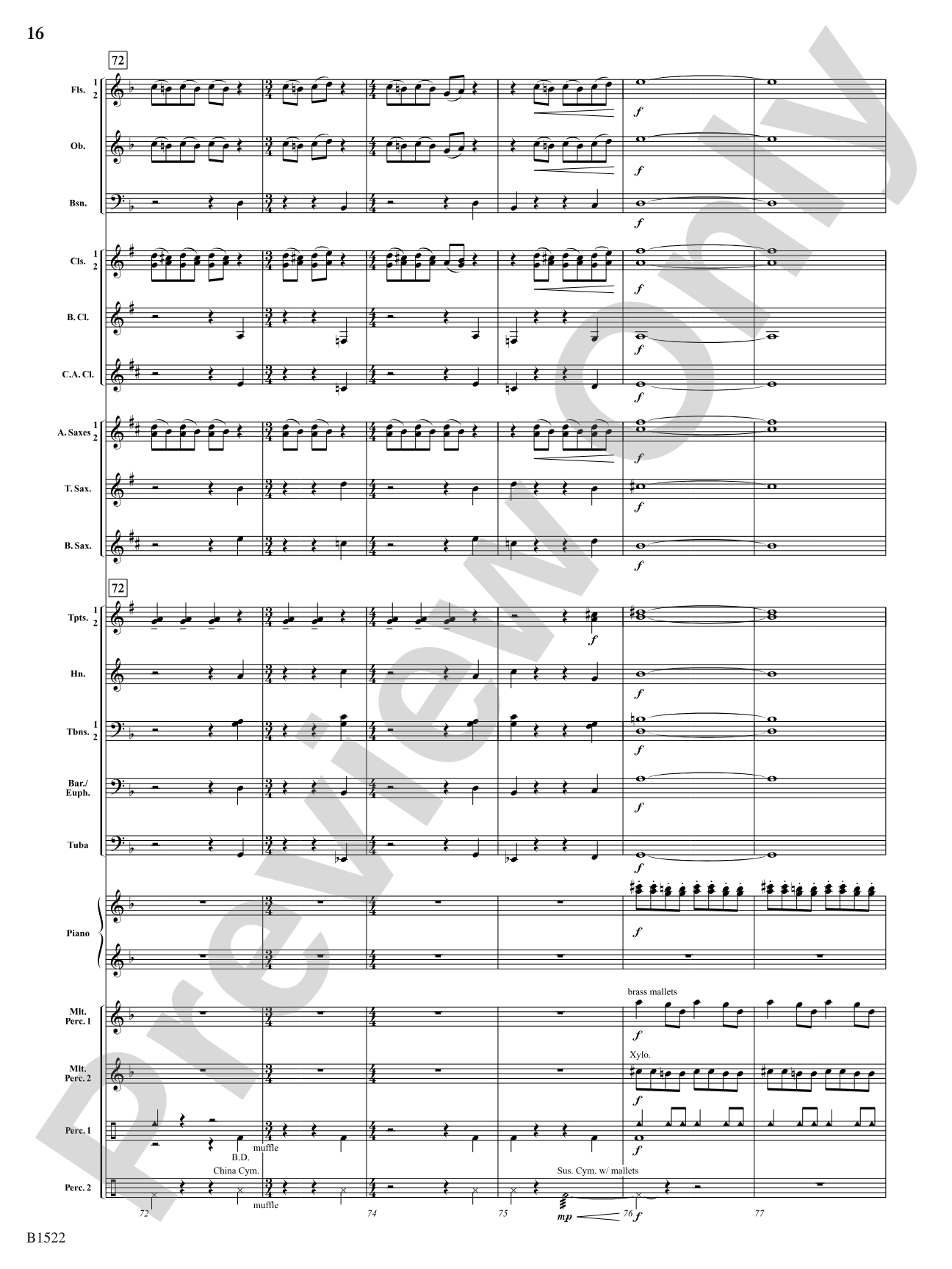 Hypnotic Fireflies: Concert Band Conductor Score & Parts