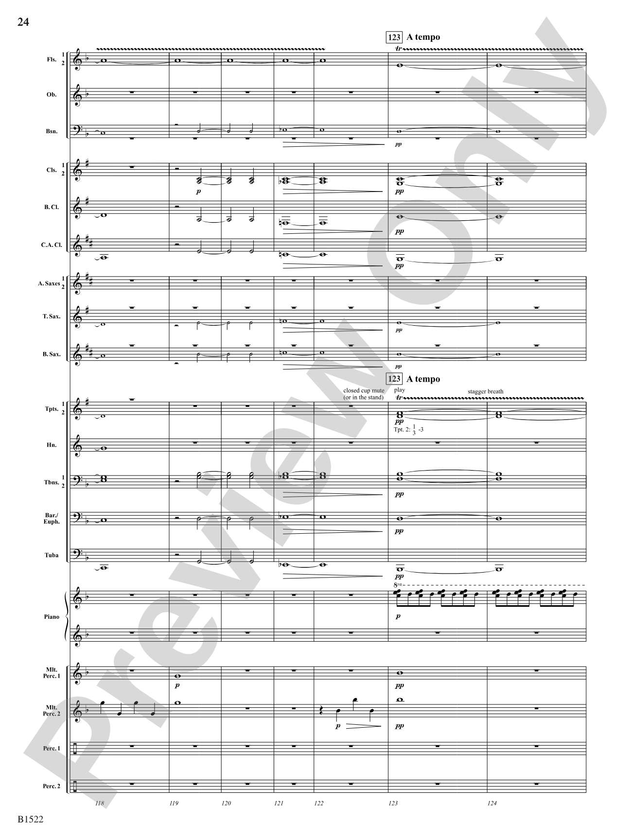 Hypnotic Fireflies: Concert Band Conductor Score & Parts